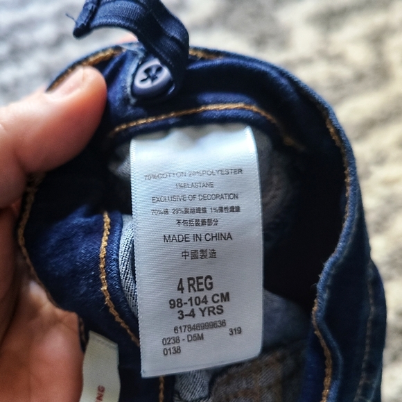 Levi's girls jeggings sz 4 reg - Picture 3 of 4